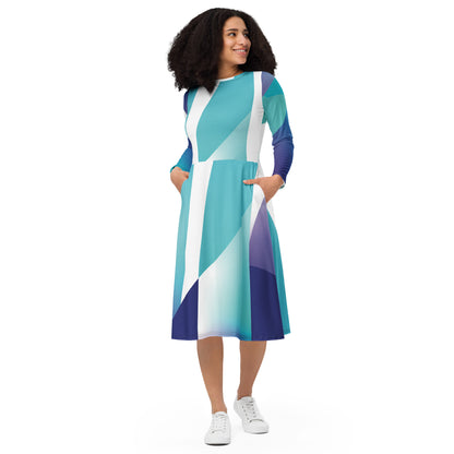 Robe mi-longue 418 - Femme