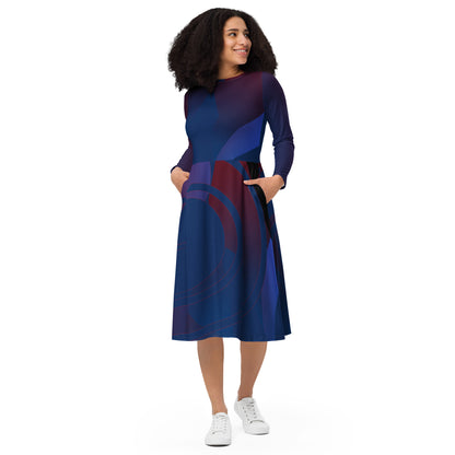 Robe mi-longue 418 - Femme